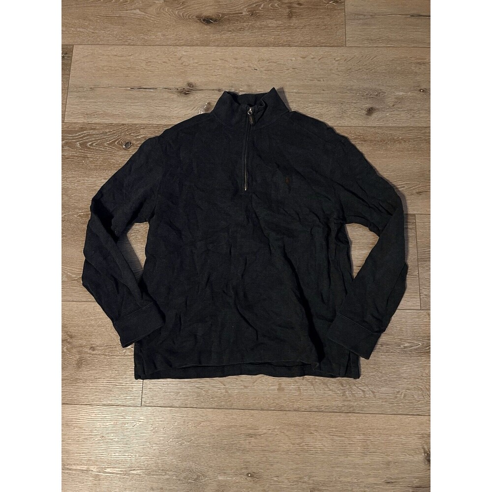 Polo Ralph Lauren Mens 1/4 Zip Pullover Mock Neck Sweater Size Medium